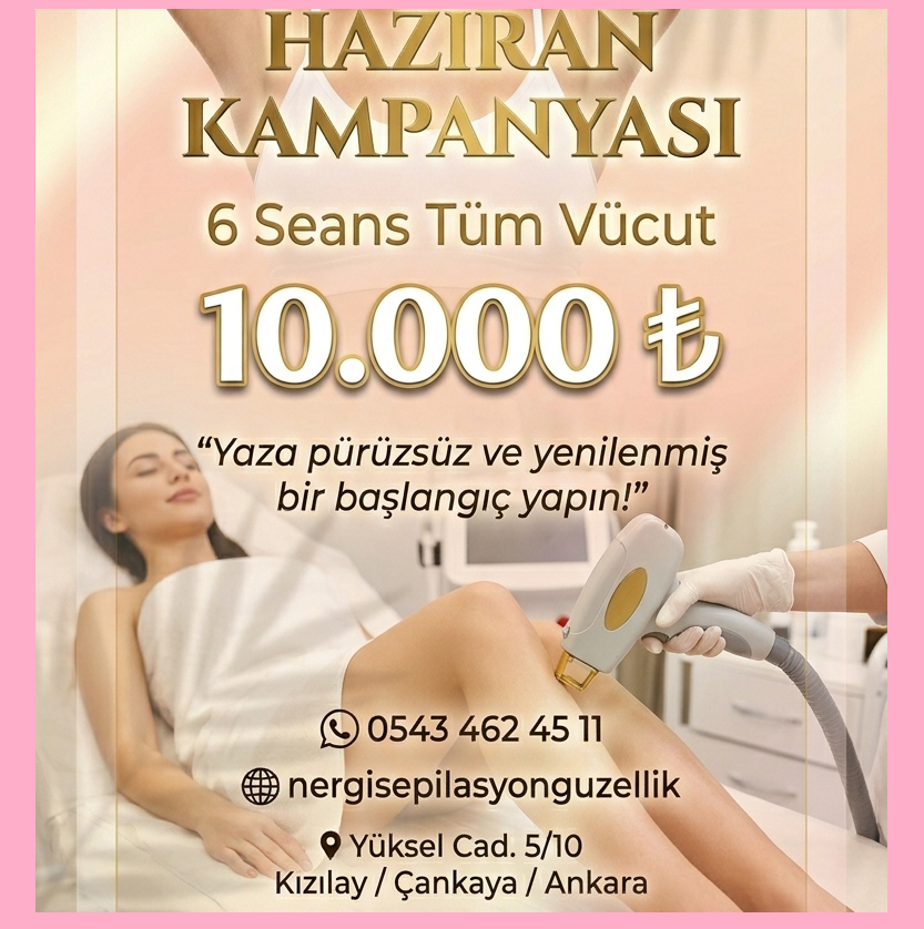LAZER EPİLASYON KIZILAY ÇANKAYA ANKARA  -0 543 462 45 11