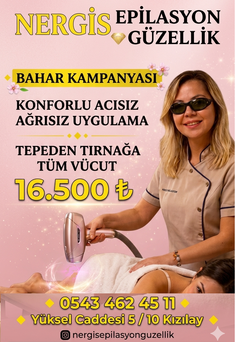 Lazer Epilasyon Merkezi Kızılay  0543 462 45 11