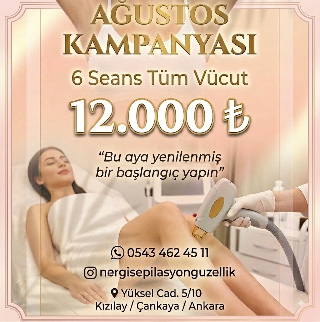 Lazer Epilasyon Kizilay Çankaya Ankara _0 543 462 45 11