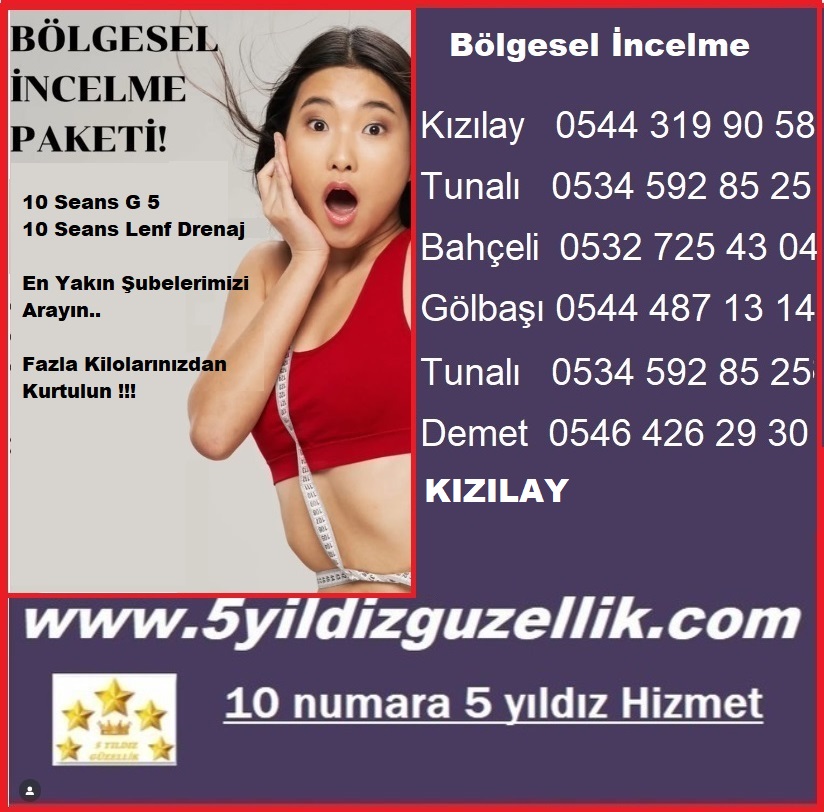 BÖLGESEL İNCELME KIZILAY 0544 319 90 58, MEŞRUTİYET  0541 300 94 24,  TUNALI 0534 592 85 25, 